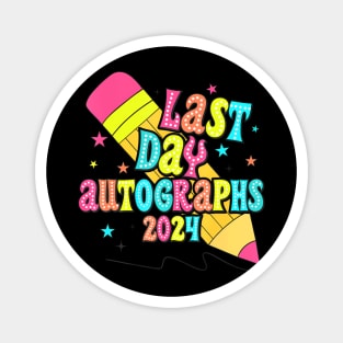 End Of The Year Autographs 2023-2024 Last Day of School Grad Magnet